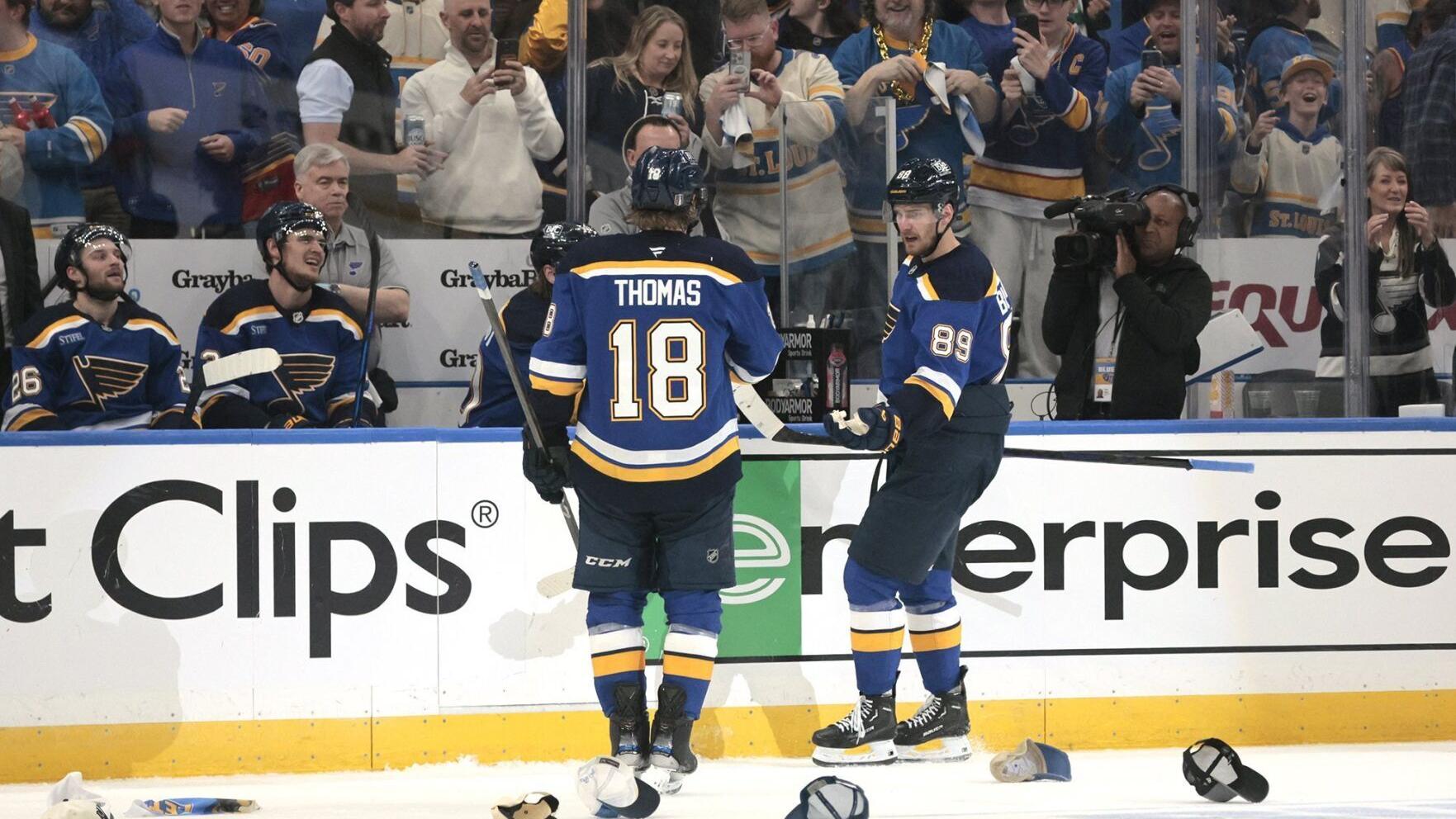 Game Day: Blues load up top line ahead of matchup vs. Mammoth